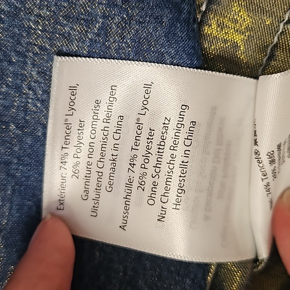 Soia & Kyo denim gold jacket - Picture 6 of 7